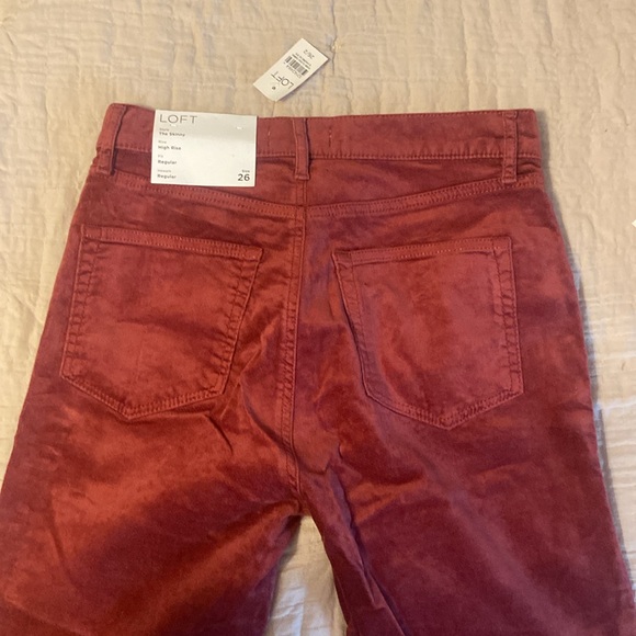 Velvet skinny high rise pants. Size 26/2 - Picture 2 of 8